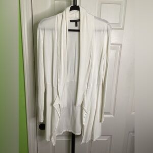 White WHBM Cardigan Sweater, size S